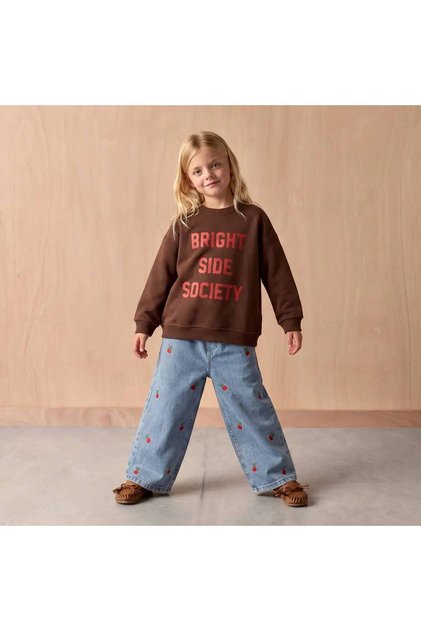 La'Ciel Paris Bright Side Kids Brown Sweatshirt