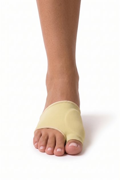 Fabric Covered Gel Hallux Valgus Protector Bunion Toe Thumb Bone Protector Support Std