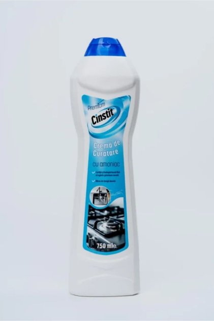 Cremă Profesională de Curățare cu Amoniac (750 ml)
