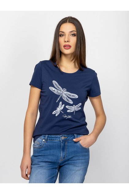 Tricou dama Matuka, navy, M