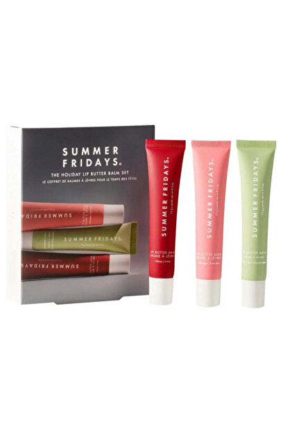 Summer Fridays - the Holiday Lip Butter Balm Set Summer Fridays - Pink Sugar Lip Balm 15g