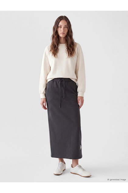 Esvab • Modern & Distinctive Soft Touch Skirt with Waist Cord