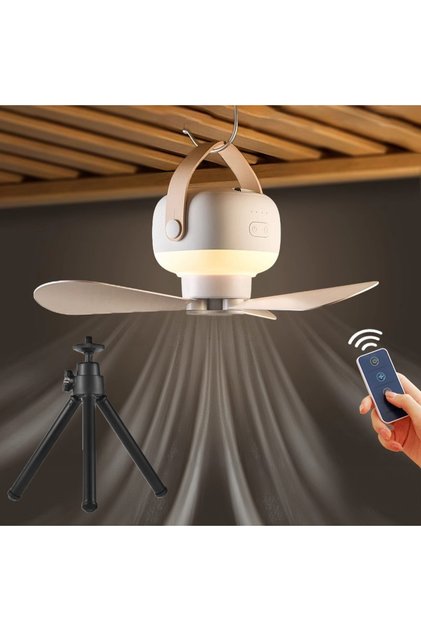White Electric Fan Ceiling Fan, Dormitory Small Fan, Mosquito Net Ceiling, desktop Triangular Frame,