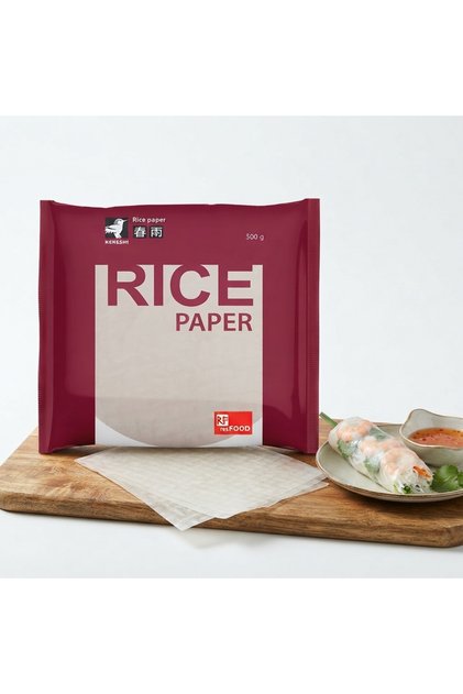 Pirinç Yufkası 50 Yaprak – Jumbo, Glutensiz | (Vietnam, Spring Roll Uyumlu)