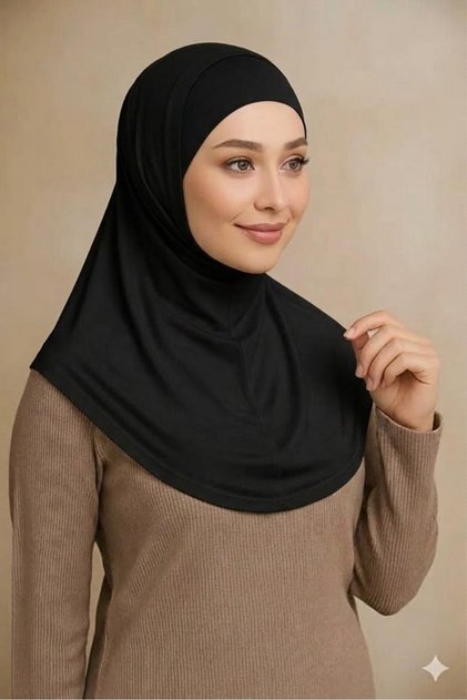 Hijab 2 Pieces Lycra Fabric