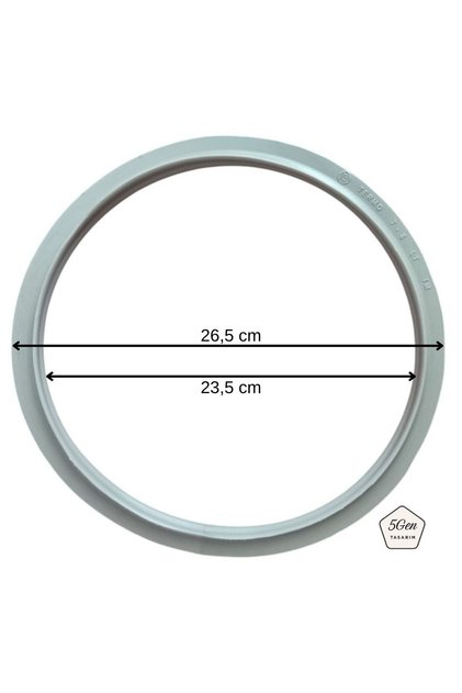 Termo 7-8 Düdüklü Tencere Lastiği Uyumlu Silikon Conta, Isıya Dayanımlı