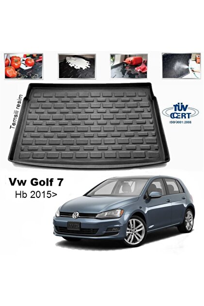 Volkswagen Golf 7 Bagaj Havuzu Paspası 2013 Sonrası