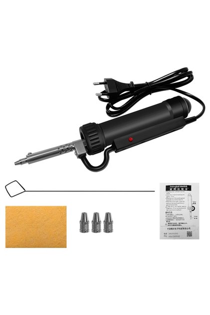 220V EU Plug Black AC110V AC220V Portable Electric Vacuum Solder Sucker Electric Solder Suction Remo
