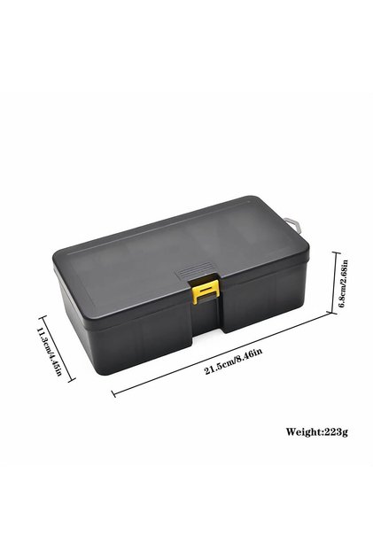 Light Grey Fishing Tackle Box Large Capacity Fishing Accessories Tool Storage Box Fish Hook Lure Fak