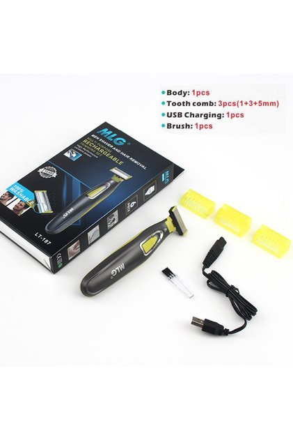 STANDARD Electric Shaver for Men Professional Beard Trimmer Cordless Razor Body Trimer USB Rechargea