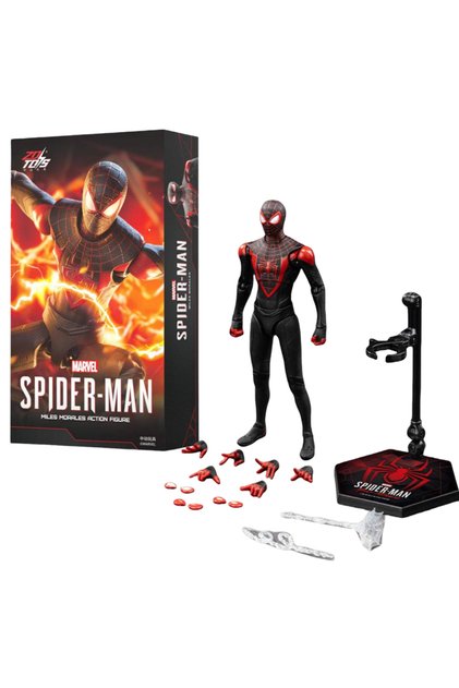 Boxed Miles Morales ZDTDS Original Spider Man Brand New Day PUNK SUIT Scarlet Spider 2099 ADVANCED S
