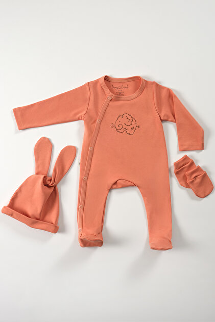 Cute Tiny 3 Piece Newborn Mini Hospital Discharge Set-yavruağzı