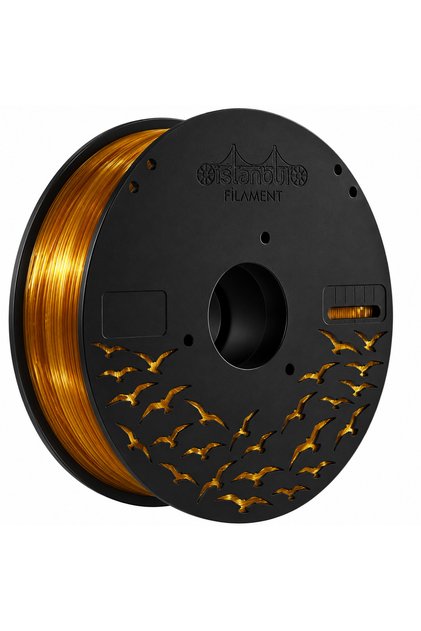3D Baskı PLA Filament Transparan Sarı 1 Kg Ø 1,75mm ± 0,05 Mm