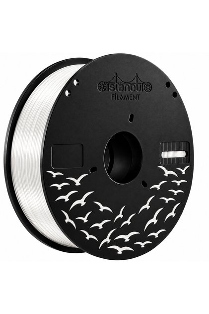 3D Baskı PLA Silk+ İnci Beyaz Filament 1 Kg Ø 1,75mm ± 0,05 Mm