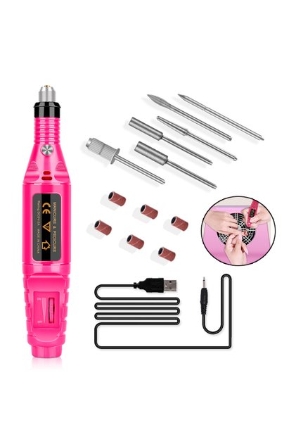 ZYD107-USB Electric Nail Sander Professional Nail Drill Machine Grinding Equipment Milling Cutter Na