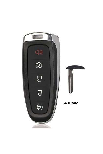 A style jingyuqin 5 Buttons Remote Car Key Case Cover Fob For Ford Explorer Edge Escape Flex Taurus