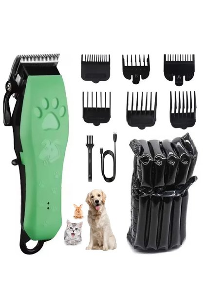 With bubble bag Pet Grooming Hair Clippers Rechargeable Cat Hair Trimmer for Dogs Adjustable Profess