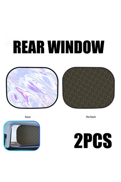side window-rear x2 Upgraded Windshield Sun Shade for Car Thicken Heat Insulation Cooling Sunshade U