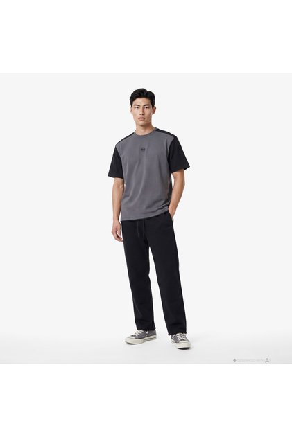 Regular Fit Men's Black Sweatpants
