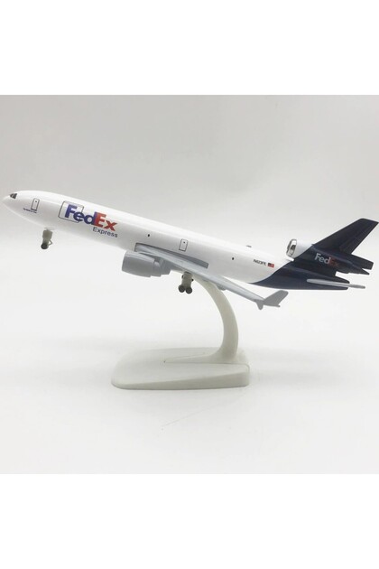 Fedex Express MD-11 Scale Aircraft 20cm Air Fedex Express Md-11 Diecast Alloy Metal Airplane Model W
