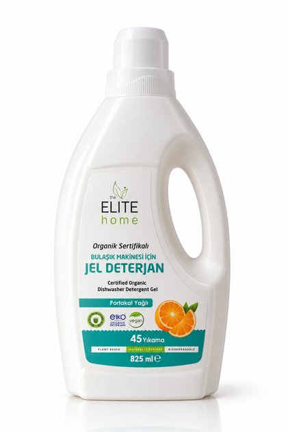 Dishwasher Gel Detergent 825 ml Organic, Vegan, Natural, Orange Oil