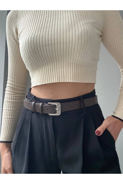 Lend Lia Model Buckle Jacket Belt Dress Belt Trouser Belt