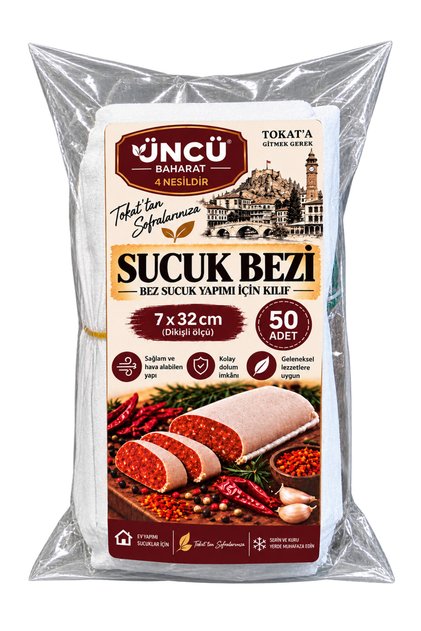 SUCUK BEZİ TOKAT SUCUĞU BEZİ 50 ADET