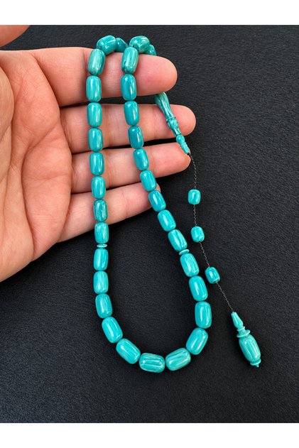 Masterfully Crafted Turquoise Katalin Prayer Beads