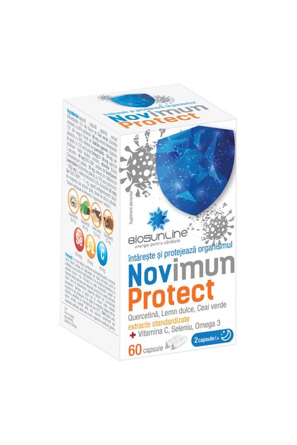Novimun Protect cu quercetina, 60 capsule