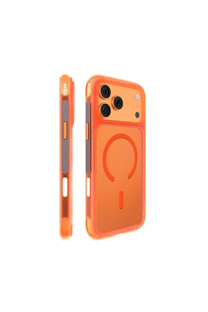 iPhone 18 Pro Max Case M-Safe Airbag Design Air Shield Series Cover Orange