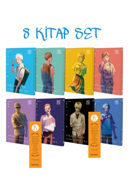 Hikaru'nun Veda Ettiği Yaz Serisi 1-2-3-4-5-6-7-8 // ( 8 CİLT SET ) AYRAÇ HEDİYELİ
