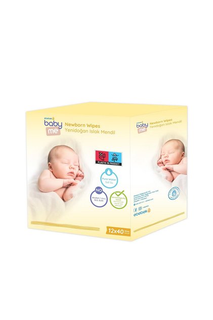 baby me Yenidoğan Islak Mendil 12x40 Adet