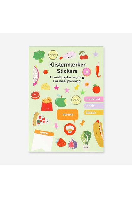 Yemek Planlama İçin Sticker Seti