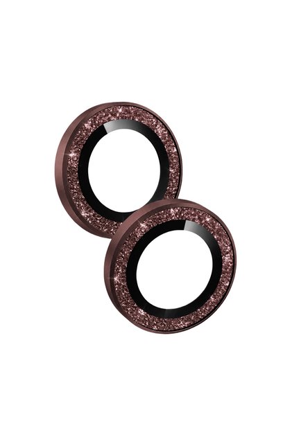 Maria Silvery Camera Lens Protective Glass Compatible with iPhone 18 Pro & 18 Pro Max - Burgundy