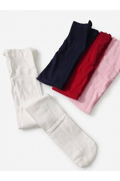 4-Pack Jacquard Knitwear Pantyhose