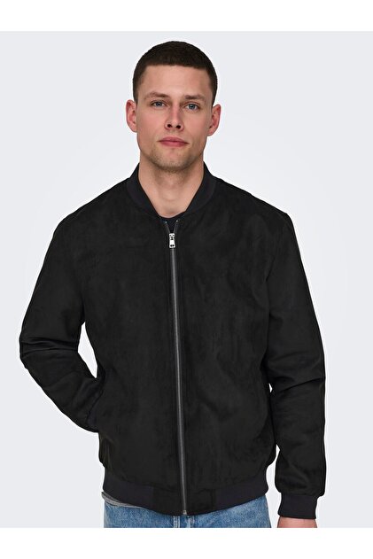 ONSLUCAS FAKE SUEDE BOMBER OTW NOOS Black