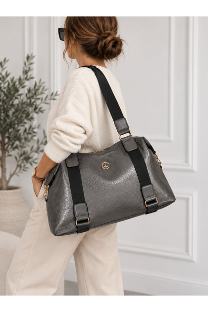 Women's Large Size Travel and Shoulder Bag with Adjustable Strap