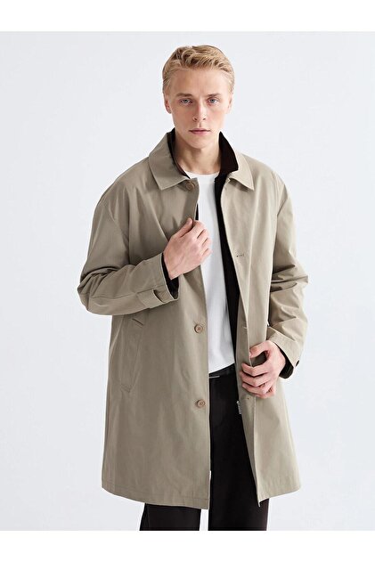 Bol Kalıp Men's Trench Coat (S6)