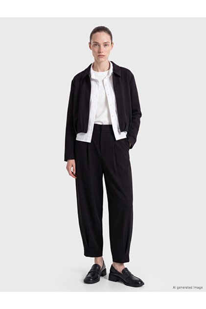 Quality Pieces from Çelebi Store Standart Fit Women's Pleated Fabric Pants