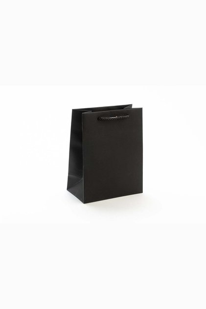 Meidi Pungi cadou carton 11x16x6 cm Negru v2 - Set 20 buc