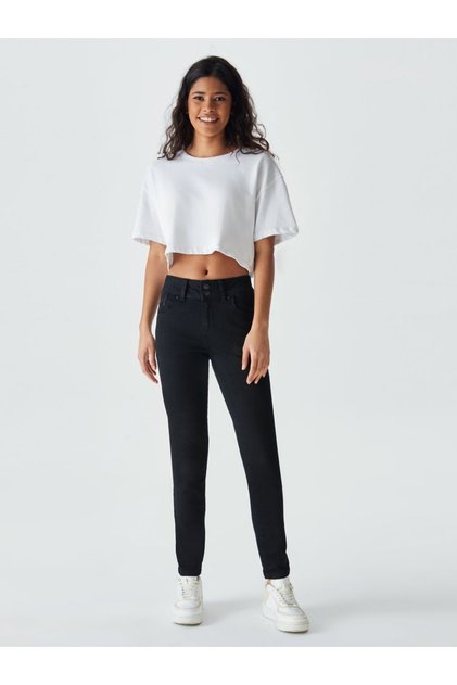 Molly Super High Black Pants