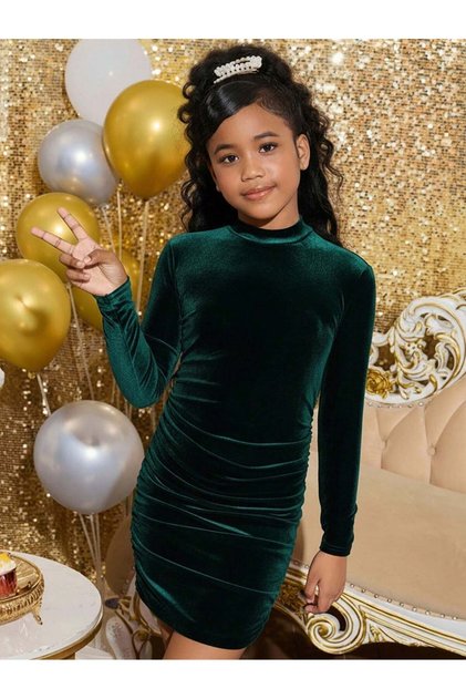 Rochie, verde - 8 ani