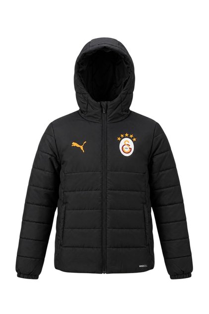 Children's Black Gsk Hooded Padded Jacket Jr Coat