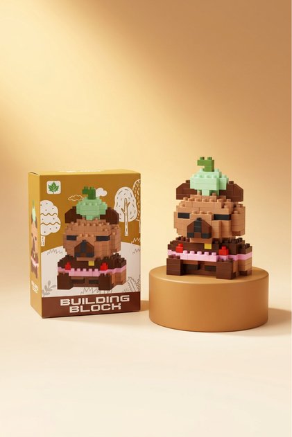 Capybara-Mini Blok Karakter Figür Lego