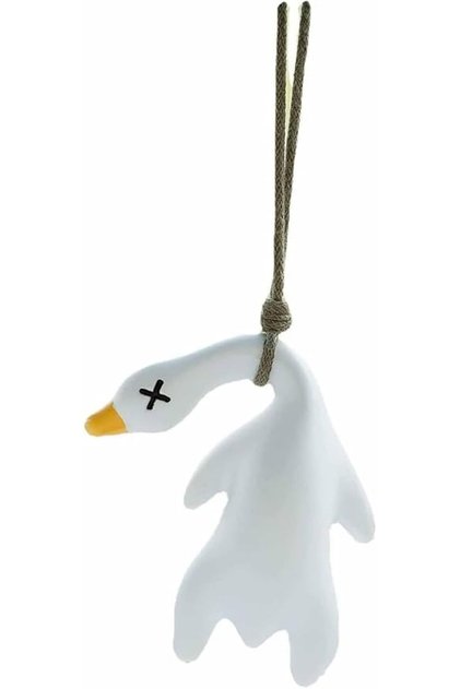 Tazweeq Car Swing Duck, Creative Cute Rearview Mirror Pendant, Funny Car Interior Decor, Rear View M