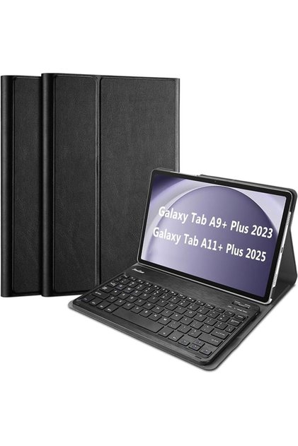 حافظة لوحة مفاتيح ProCase لجهاز Galaxy Tab A9 Plus/A9+ 5G مقاس 11 بوصة إصدار 2023 (الموديل: SM-X210/X215/X216/X218)، لي