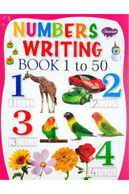 Numbers Writing Book -1-50