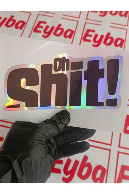 Oh Hologram Overprint Color Printing 18 cm 1 Piece