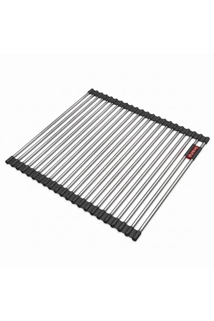 Katlanabilir Çelik Eviye Matı - Rollmat- 42.5cmx 33cm /Evye Aksesuarı / Çok Yönlü Kulanım