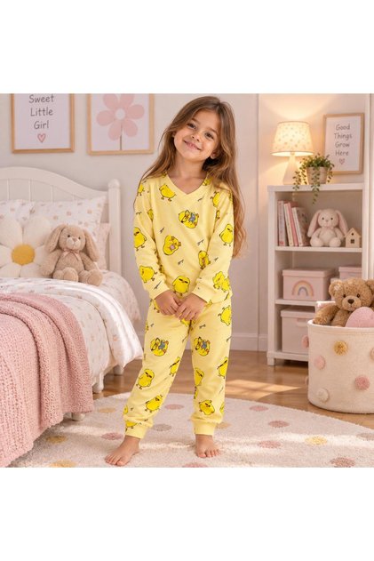 Unisex Children's 100% Cotton Soft Pajama Set